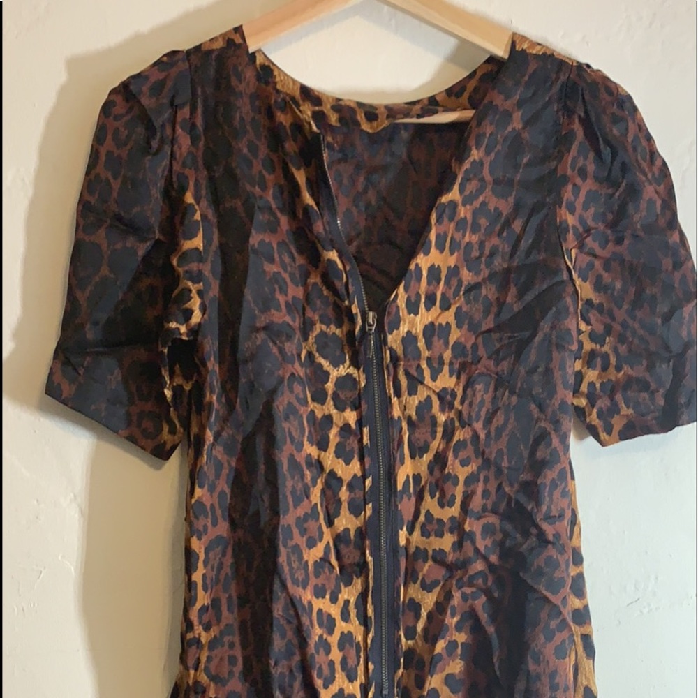 Zara cheetah dress